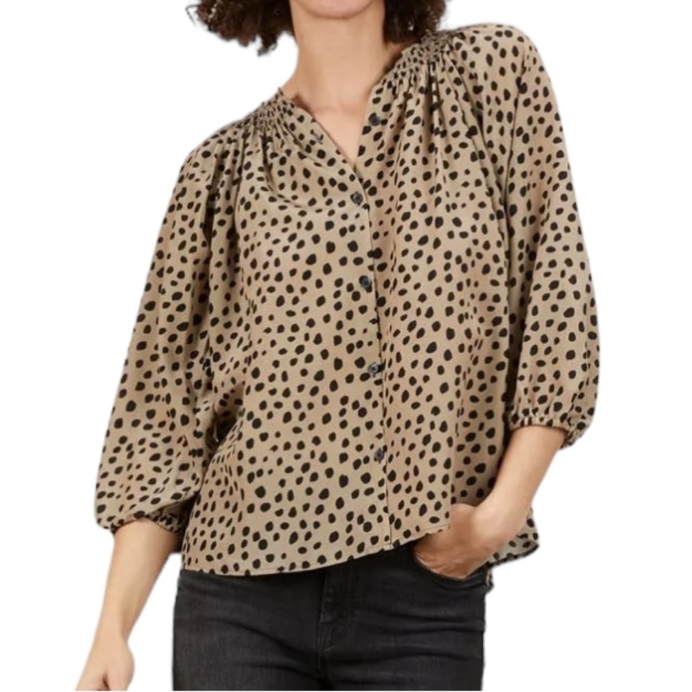 Tucker NYC The Classic Bold Floral Blouse S - Picture 5 of 15